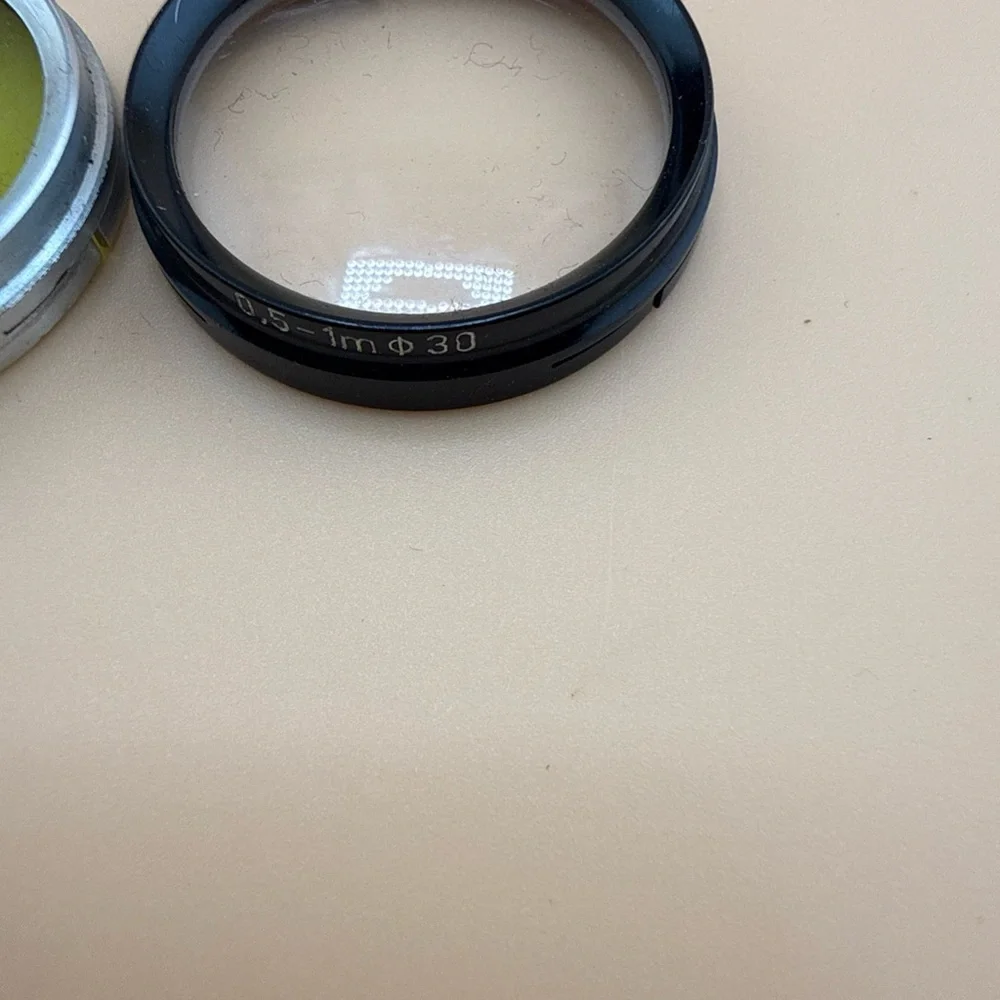 VTG 4 MEOPTA camera Lens Filters/pax leather case with hood